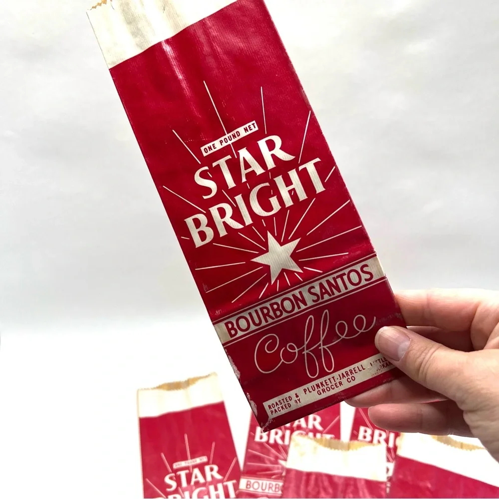 6 Vintage Coffee Bags